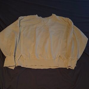 Yellow Oversized Sweatshirt